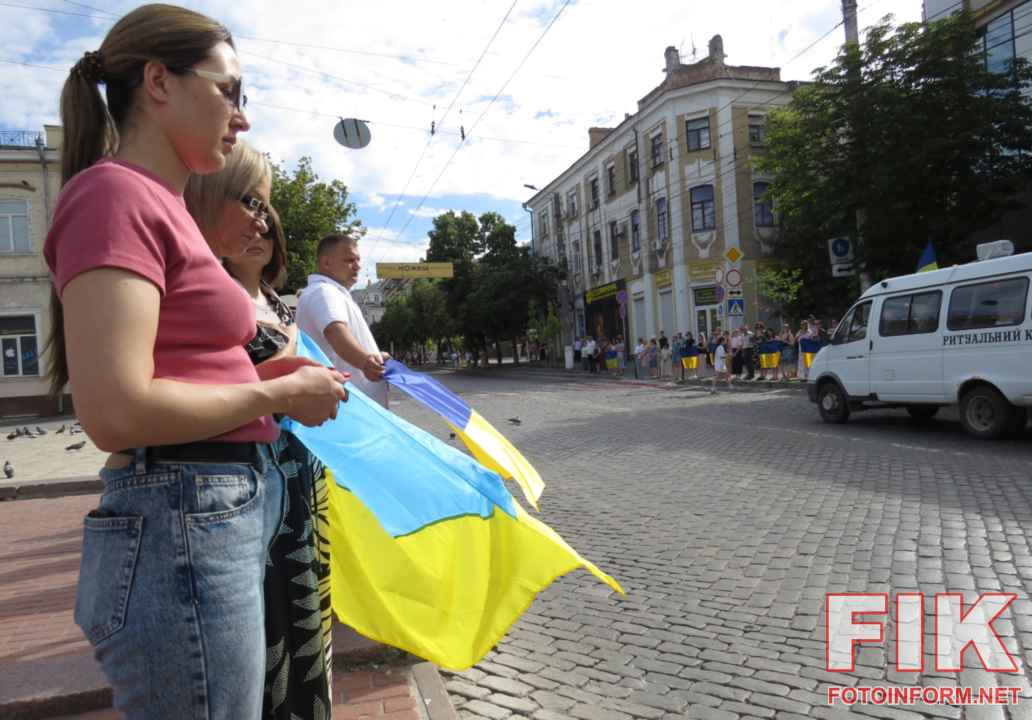 Прощання з полеглими захисниками України на площі Героїв Майдану у Кропивницькому, 25 червня 2026 року