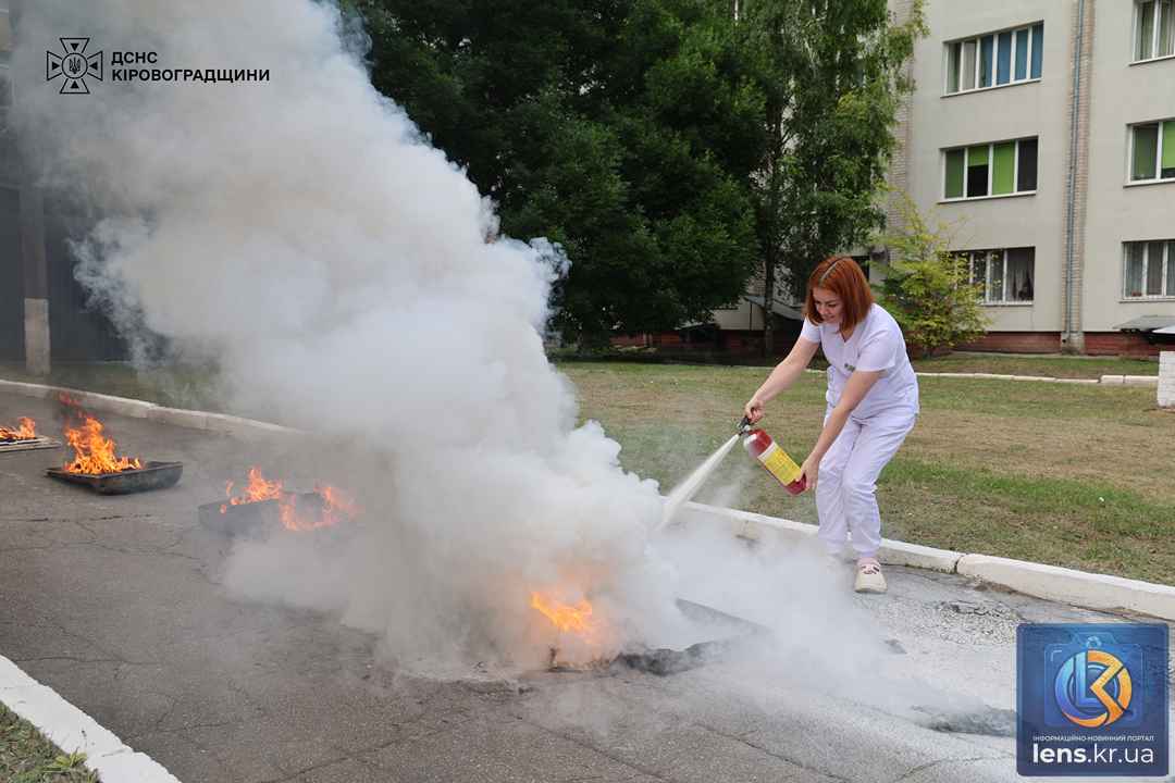 Практичні навчання цивільного захисту оперативно-рятувальних служб на Кіровоградщині