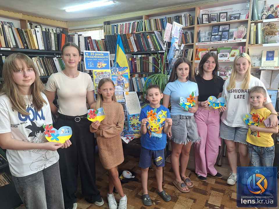 Молодь у Кропивницькому бере участь у заході до дати 35-та річниця Незалежності України.