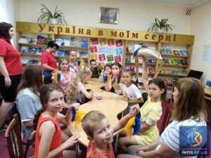 У Кропивницькому міська бібліотека для дітей провела заняття з арттерапією