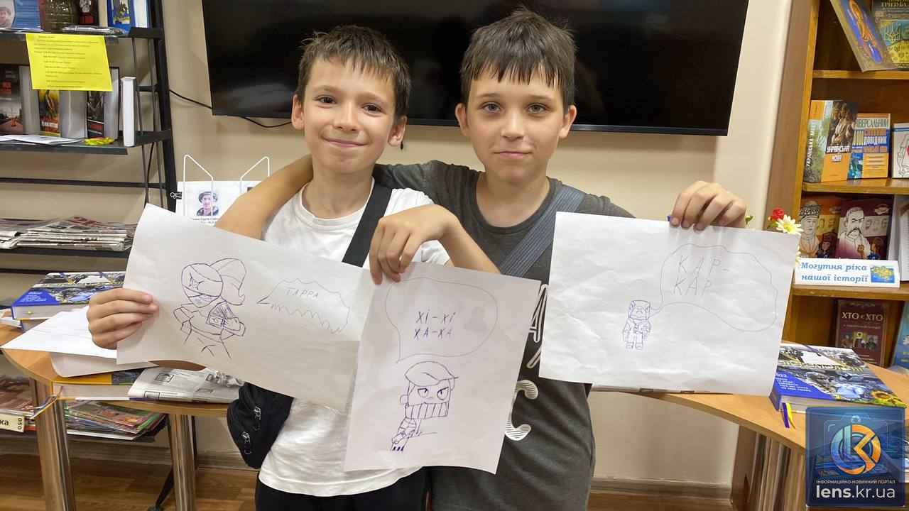 Підлітки опановують створення коміксів під час майстер-класу у бібліотеці №18