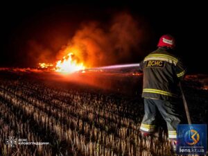 Пожежі на Кіровоградщині: гасили 19 осередків вогню