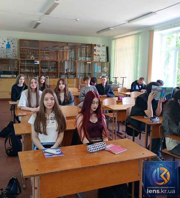 Учасники мовного клубу під час гри Цікаве перетворення у ліцеї Лідер
