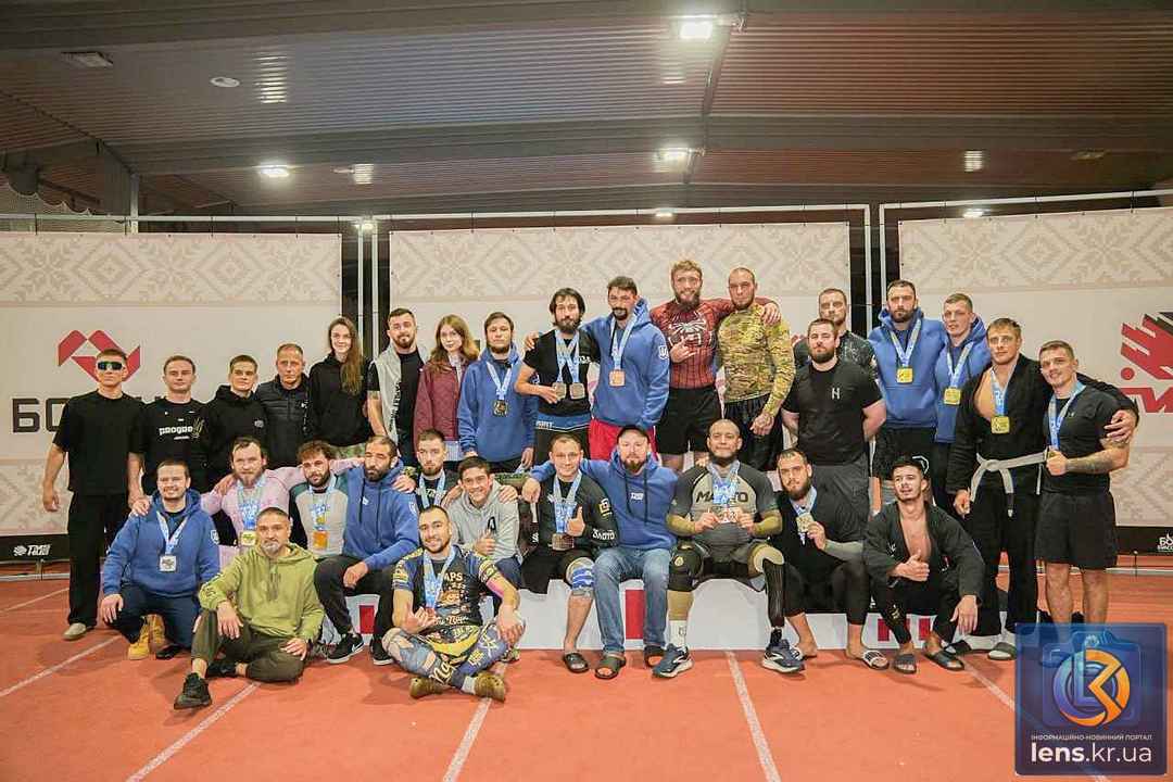 Ветерани війни під час тренування з пара джіу-джитсу на зборах у Кропивницькому