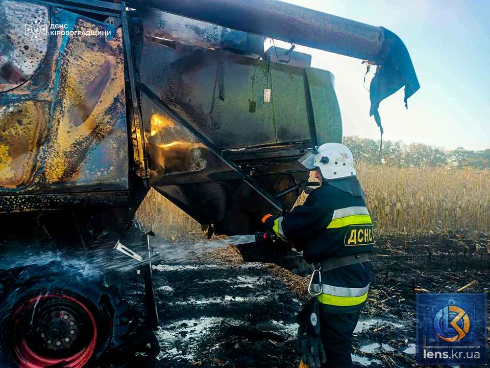 Ліквідація пожеж підрозділами ДСНС у Кіровоградській області