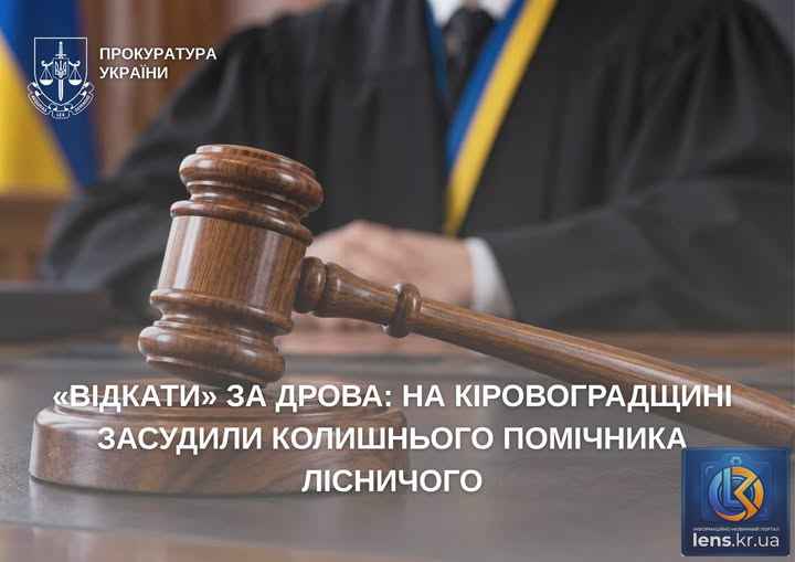 Сотрудники правоохоронних органів розслідують справу, оскільки на Кіровоградщині засудили колишнього помічника лісничого за вимагання хабарів за відпуск деревини